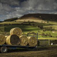 Buy canvas prints of  Hay Bales by David Oxtaby  ARPS