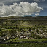 Buy canvas prints of  Overlooking Kettlewell by David Oxtaby  ARPS