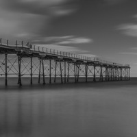 Buy canvas prints of Saltburn pier east coast by David Oxtaby  ARPS
