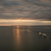 Buy canvas prints of  The Needles at dusk by David Oxtaby  ARPS