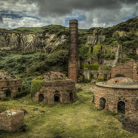 Buy canvas prints of  Porth Wen Brickworks by David Oxtaby  ARPS