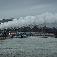 Buy canvas prints of Flying Scotsman heading to Ramsbottom by David Oxtaby  ARPS