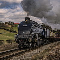 Buy canvas prints of 60007 'Nigel Gresley' at Grosmont by David Oxtaby  ARPS