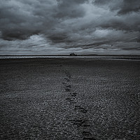 Buy canvas prints of Footsteps in the sand by David Oxtaby  ARPS