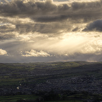 Sunset over the moors
