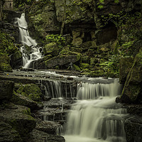 Buy canvas prints of Waterfalls at Lumsdale by David Oxtaby  ARPS