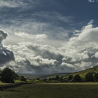 Buy canvas prints of Storm heading over Muker by David Oxtaby  ARPS