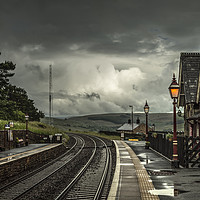 Buy canvas prints of Dent Station - highest station in England by David Oxtaby  ARPS