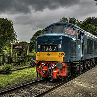 Buy canvas prints of D182 at Summerseat on the East Lancs Railway by David Oxtaby  ARPS