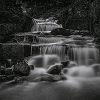 Buy canvas prints of Lumsdale falls by David Oxtaby  ARPS