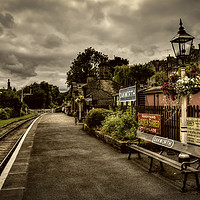 Buy canvas prints of Oakworth Station by David Oxtaby  ARPS