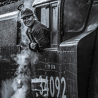 Buy canvas prints of On the footplate of 'Wells' by David Oxtaby  ARPS