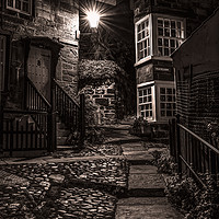 Buy canvas prints of The back streets of Robin Hoods Bay by David Oxtaby  ARPS