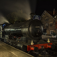 Buy canvas prints of 63395 evening pullman diner at Grosmont station by David Oxtaby  ARPS