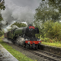 Buy canvas prints of Flying Scotsman on East Lancs Railway by David Oxtaby  ARPS