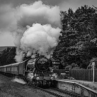 Buy canvas prints of Flying Scotsman at Irwell Vale by David Oxtaby  ARPS