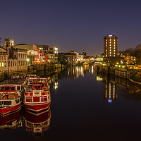 Buy canvas prints of River Ouse at night by David Oxtaby  ARPS