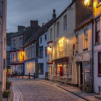 Buy canvas prints of Main Street Staithes by David Oxtaby  ARPS