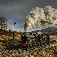 Buy canvas prints of 43924 4F heading to Oakworth by David Oxtaby  ARPS
