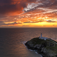 Buy canvas prints of South Stack Lighthouse by David Oxtaby  ARPS