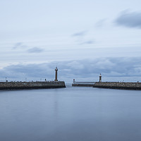 Buy canvas prints of Dusk at Whitby by David Oxtaby  ARPS