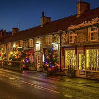 Buy canvas prints of Christmas comes to Castleton by David Oxtaby  ARPS