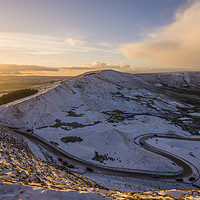 Buy canvas prints of A snowy day on Mam Tor by David Oxtaby  ARPS