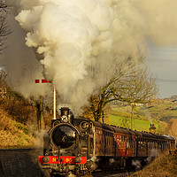 Buy canvas prints of 85 leaving Oakworth Station by David Oxtaby  ARPS