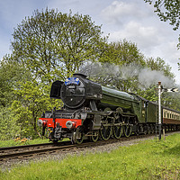 Buy canvas prints of Flying Scotsman at East Lancs by David Oxtaby  ARPS