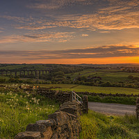 Buy canvas prints of A Yorkshire Sunset by David Oxtaby  ARPS