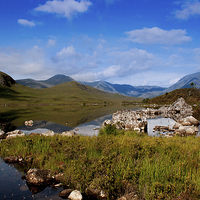 Buy canvas prints of  lochan na h-achlaise by stephen king