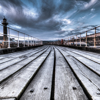 Buy canvas prints of  The Boardwalk whitby by stephen king