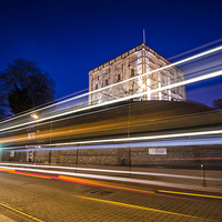 Buy canvas prints of  Norwich Castle at Night by Darren Carter