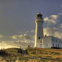 Buy canvas prints of Flamborough Lighthouse  by IAN SUFFIELD