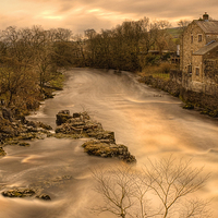 Buy canvas prints of Linton Falls  by IAN SUFFIELD