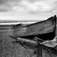Buy canvas prints of The Old Fishing Boat by ashley barnard