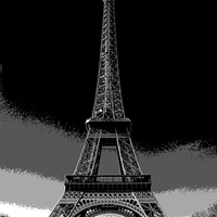 Buy canvas prints of  Eifle Tower by Stephen Silk