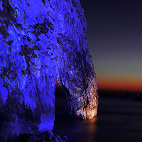 Buy canvas prints of Purbeck Colours - Blue.  by Mark Cummins