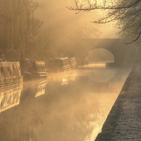 Buy canvas prints of Grand Union Canal, Hatton, Warwickshire by Jonathan Smith