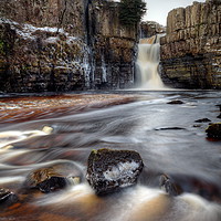 Buy canvas prints of High Force Waterfall, Teesdale. by Jonathan Smith