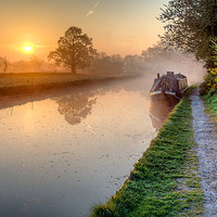 Buy canvas prints of Grand Union Canal, Hatton, Warwickshire. by Jonathan Smith