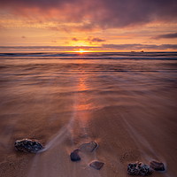 Buy canvas prints of Constantine Bay Sunset, Cornwall by Jonathan Smith