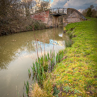 Buy canvas prints of South Stratford Canal, Wootton Wawen by Jonathan Smith