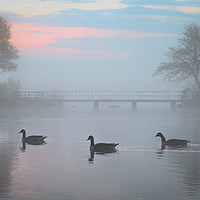 Buy canvas prints of Earlswood Lakes, Warwickshire  by Jonathan Smith