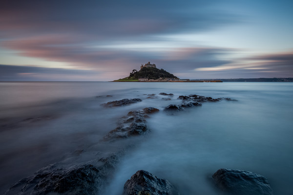 St Michael's Mount, Marazion, Cornwall Framed Mounted Print by Jonathan Smith