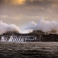 Buy canvas prints of Storm at Porthcawl Bridgend Wales by Jonathan Smith
