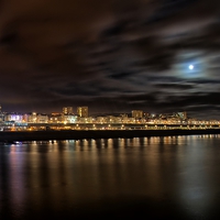 Buy canvas prints of  Brighton by Night by Mark Caplice