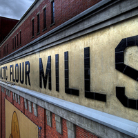 Buy canvas prints of  Baltic Flour Mills by Alexander Perry