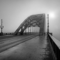 Buy canvas prints of  Fog on the Tyne by Alexander Perry