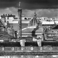 Buy canvas prints of  Rooftops, Newcastle upon Tyne by Alexander Perry
